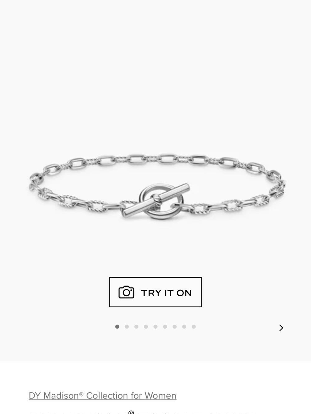 David Yurman Women Sterling Silver Link Bracelets — Polished Silver Set - Picture 2 of 7